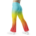 Bohemian Rainbow Flare Leggings