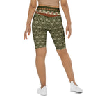 Boho Palm Biker Shorts