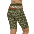 Boho Palm Biker Shorts