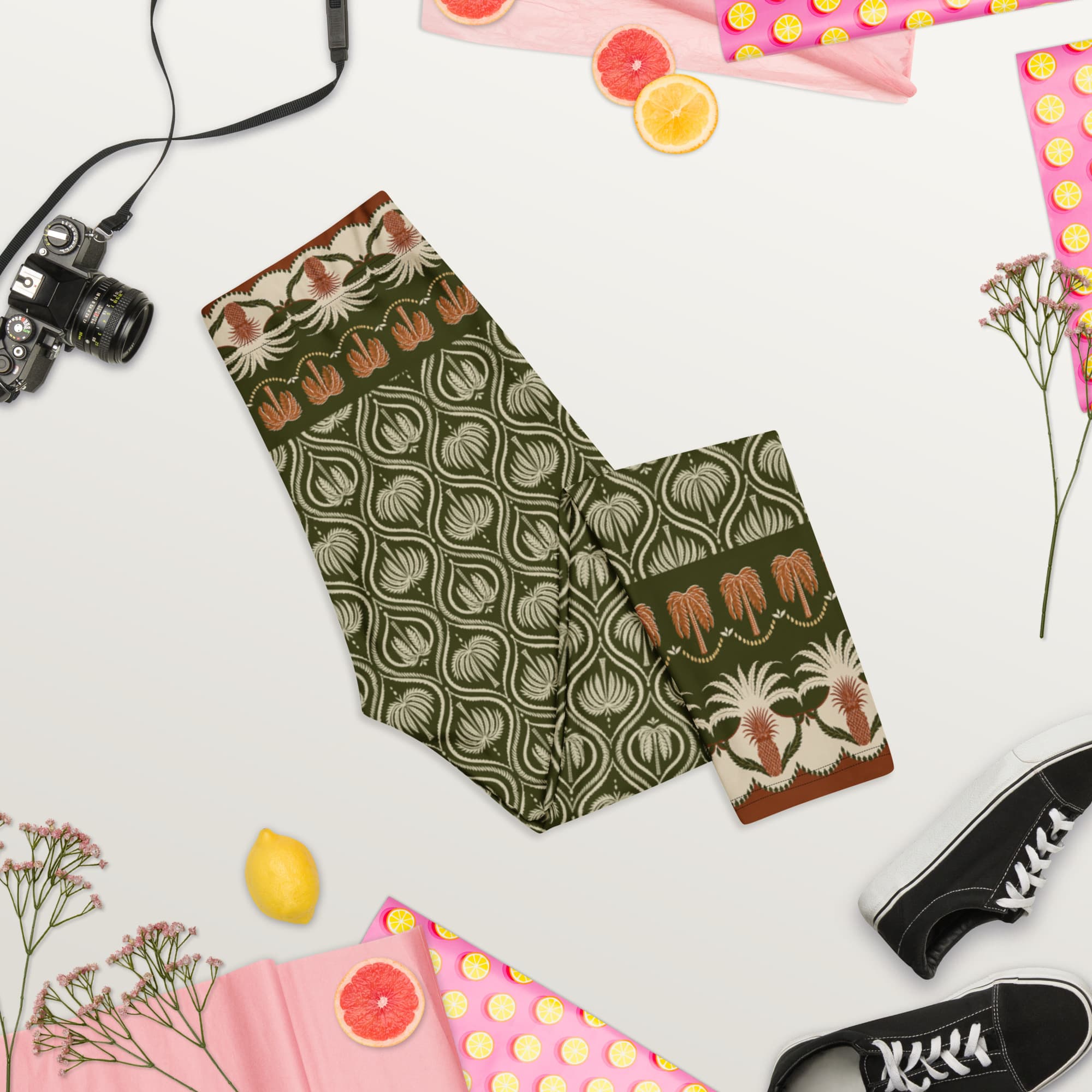 Boho Palm Capris