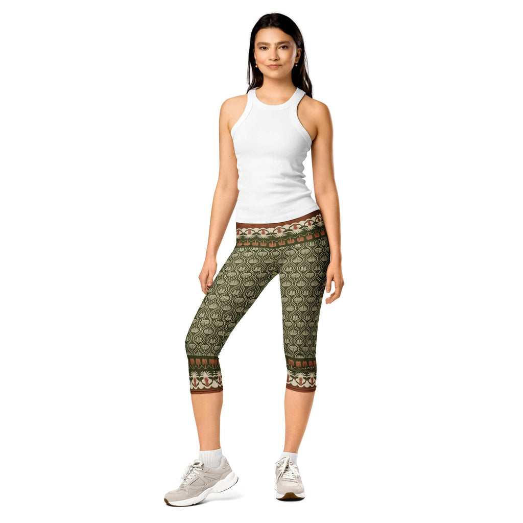 Boho Palm Capris