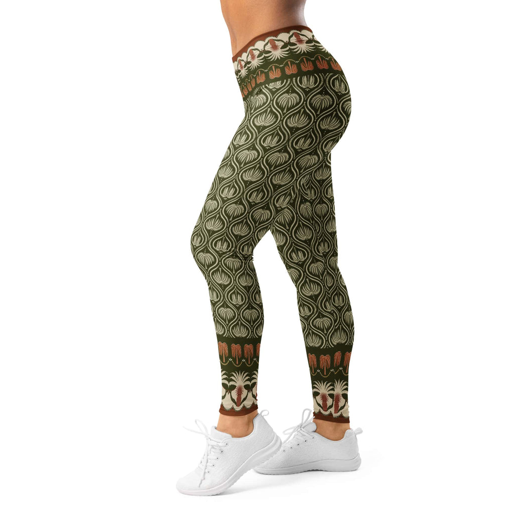 Boho Palm Leggings