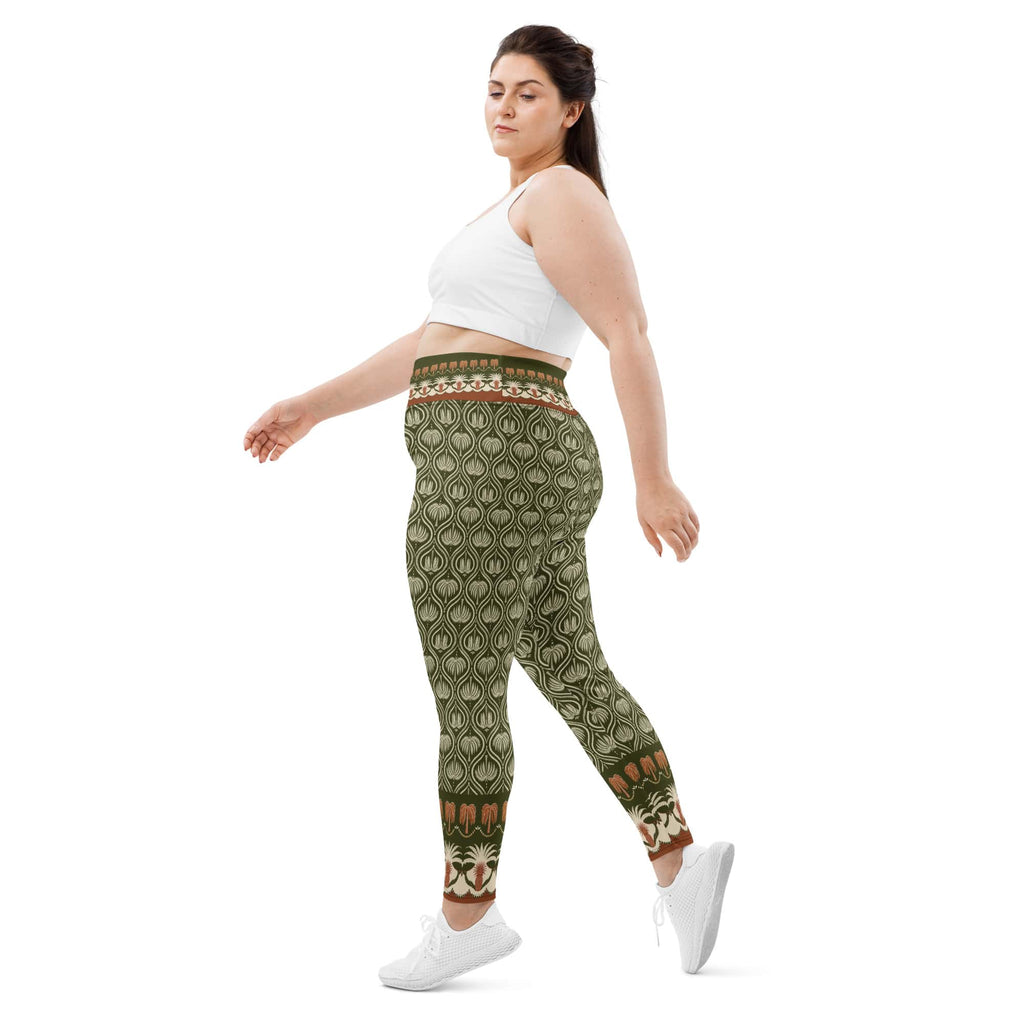 Boho Palm Plus Size Leggings