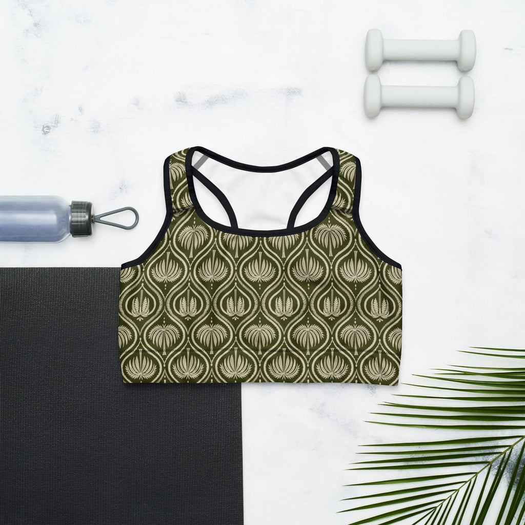 Boho Palm Sports Bra