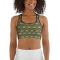 Boho Palm Sports Bra
