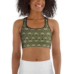 Boho Palm Sports Bra