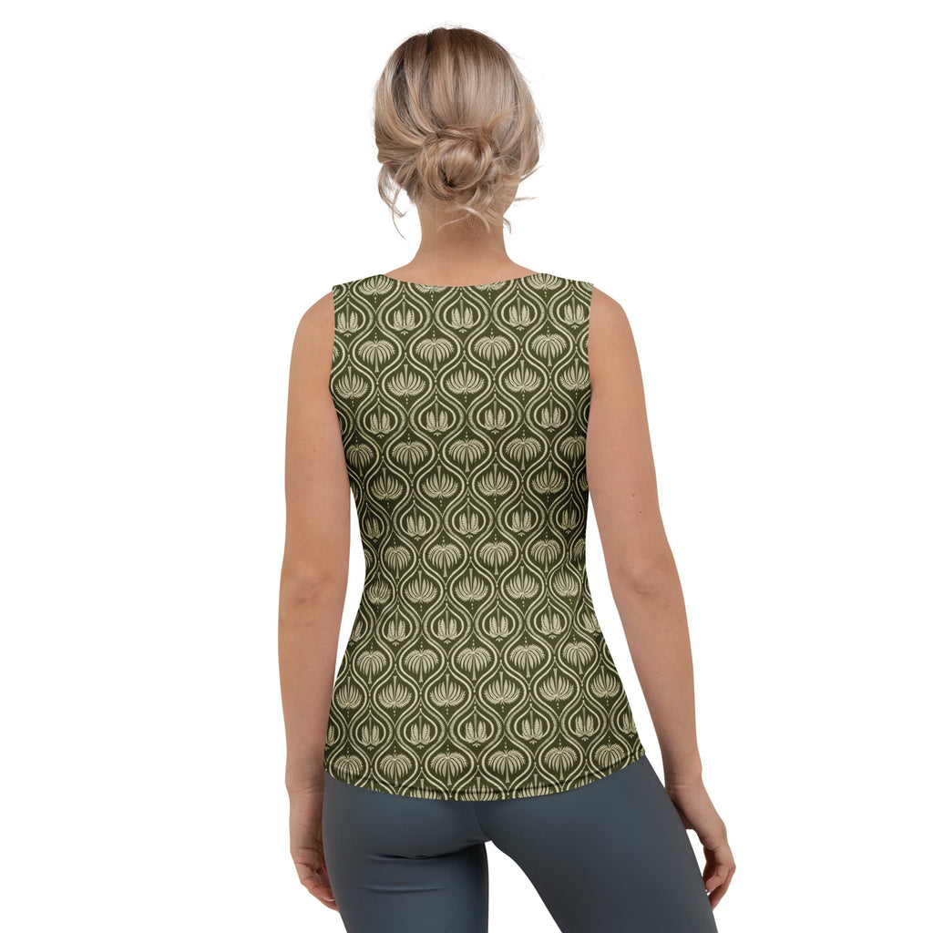 Boho Palm Tank Top