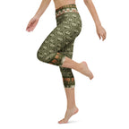 Boho Palm Yoga Capris