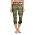Boho Palm Yoga Capris