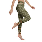 Boho Palm Yoga Leggings