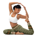 Boho Palm Yoga Leggings