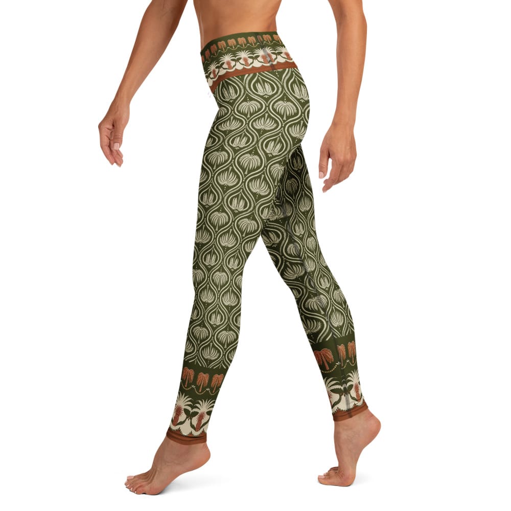Boho Palm Yoga Leggings