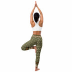 Boho Palm Yoga Leggings
