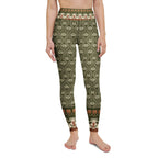Boho Palm Yoga Leggings