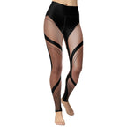 Bold Naked Leg Print Yoga Leggings
