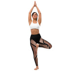 Bold Naked Leg Print Yoga Leggings