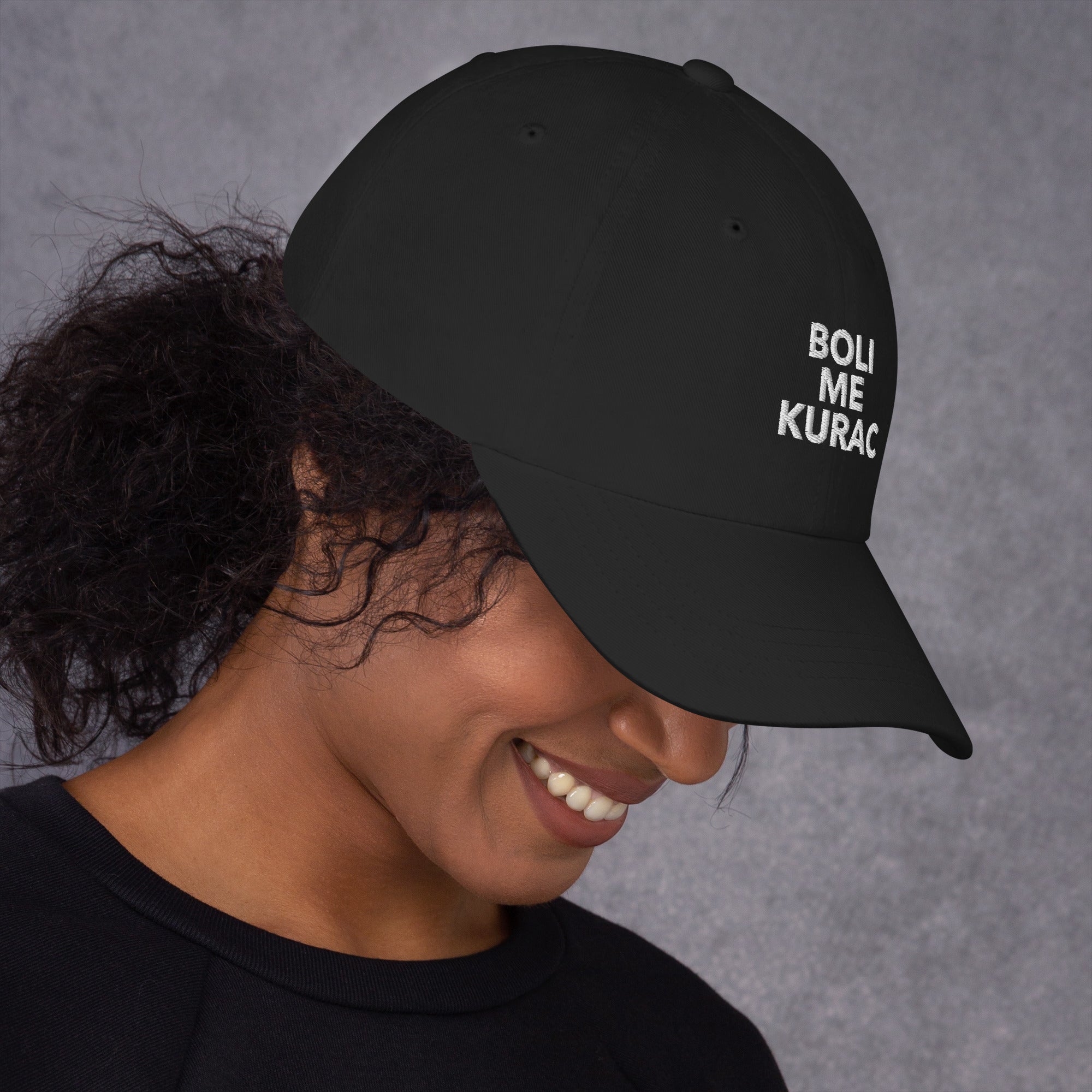 Boli Me Kurac Embroidery Hat