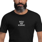 Boli Me Kurac Embroidery Men's T-Shirt