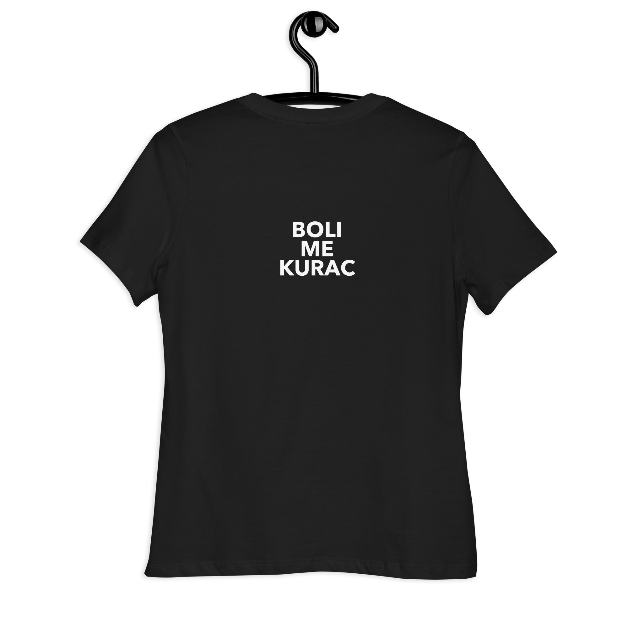 Boli Me Kurac Embroidery T-Shirt