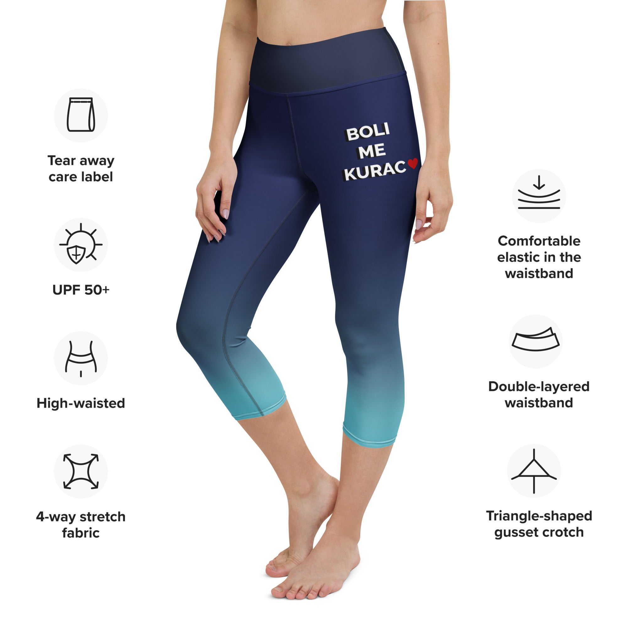 Boli Me Kurac Yoga Capris