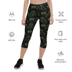Boo Halloween Ghost Capris