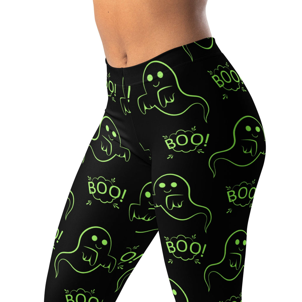 Boo Halloween Ghost Leggings