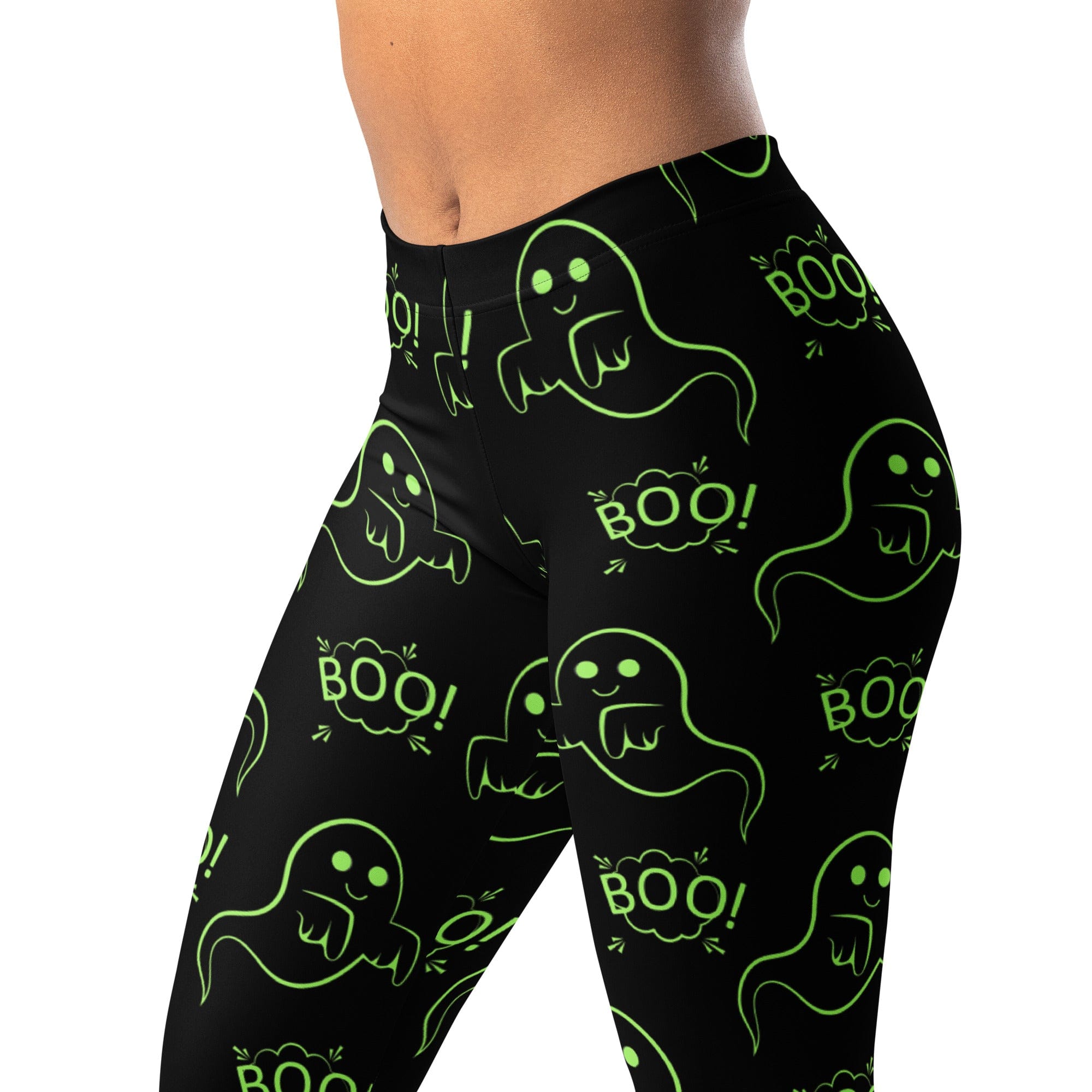 Boo Halloween Ghost Leggings