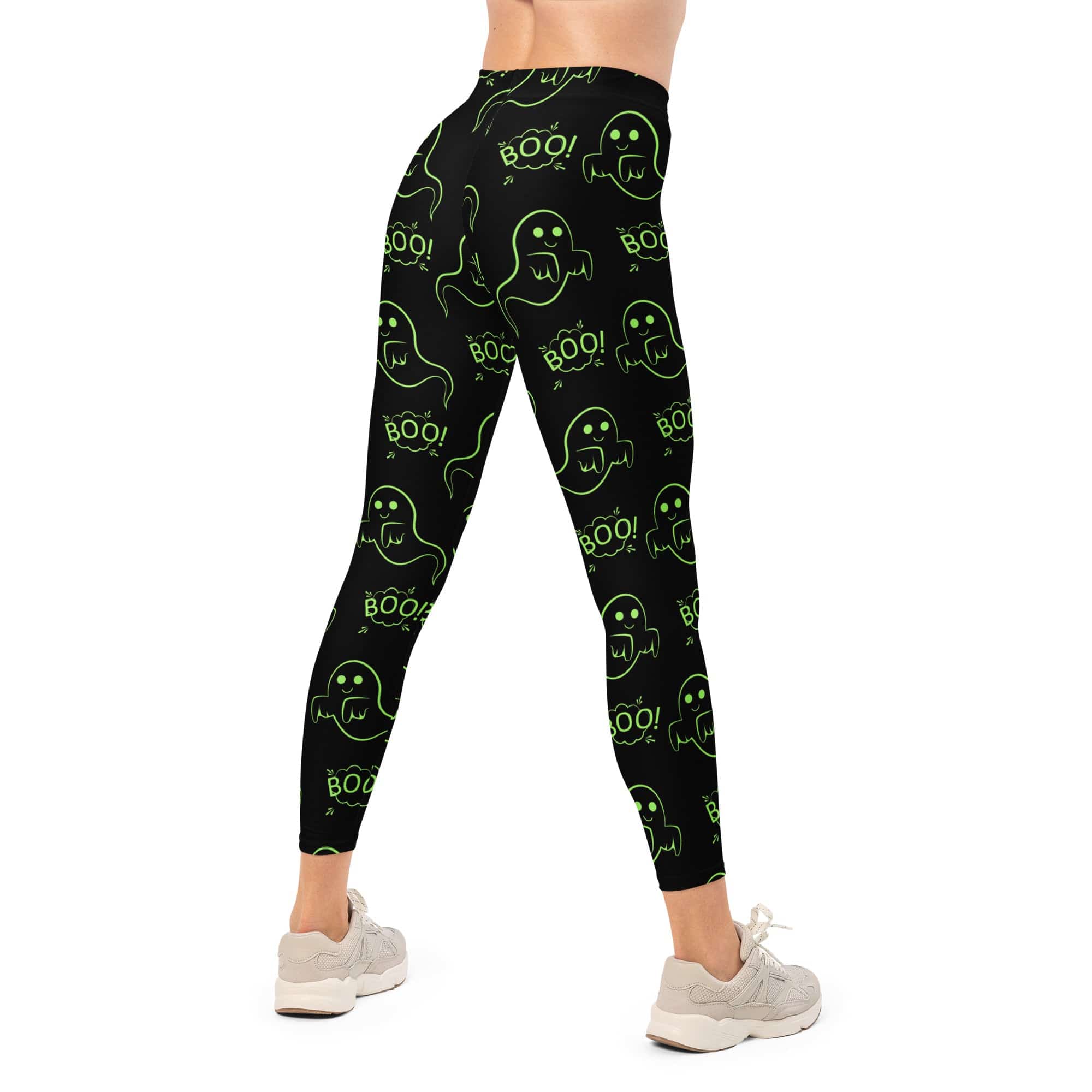 Boo Halloween Ghost Leggings