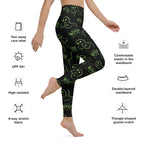 Boo Halloween Ghost Yoga Leggings