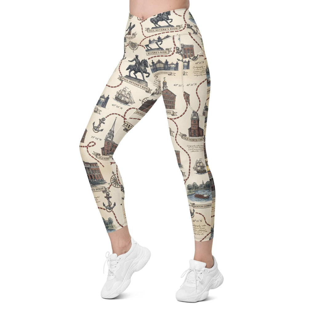 Boston Crossover Leggings With Pockets
