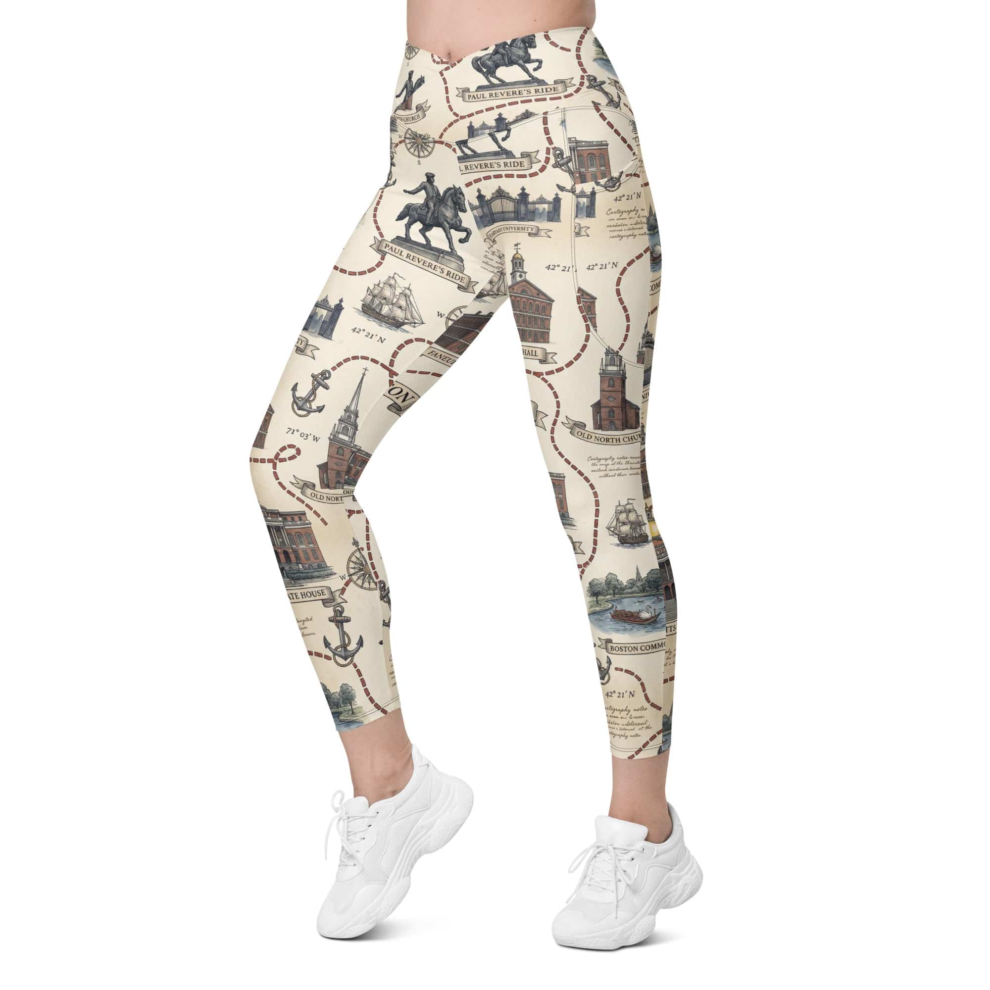 Boston Crossover Leggings With Pockets