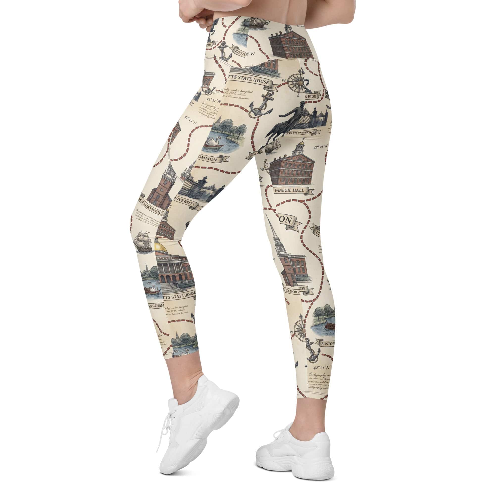 Boston Crossover Leggings With Pockets