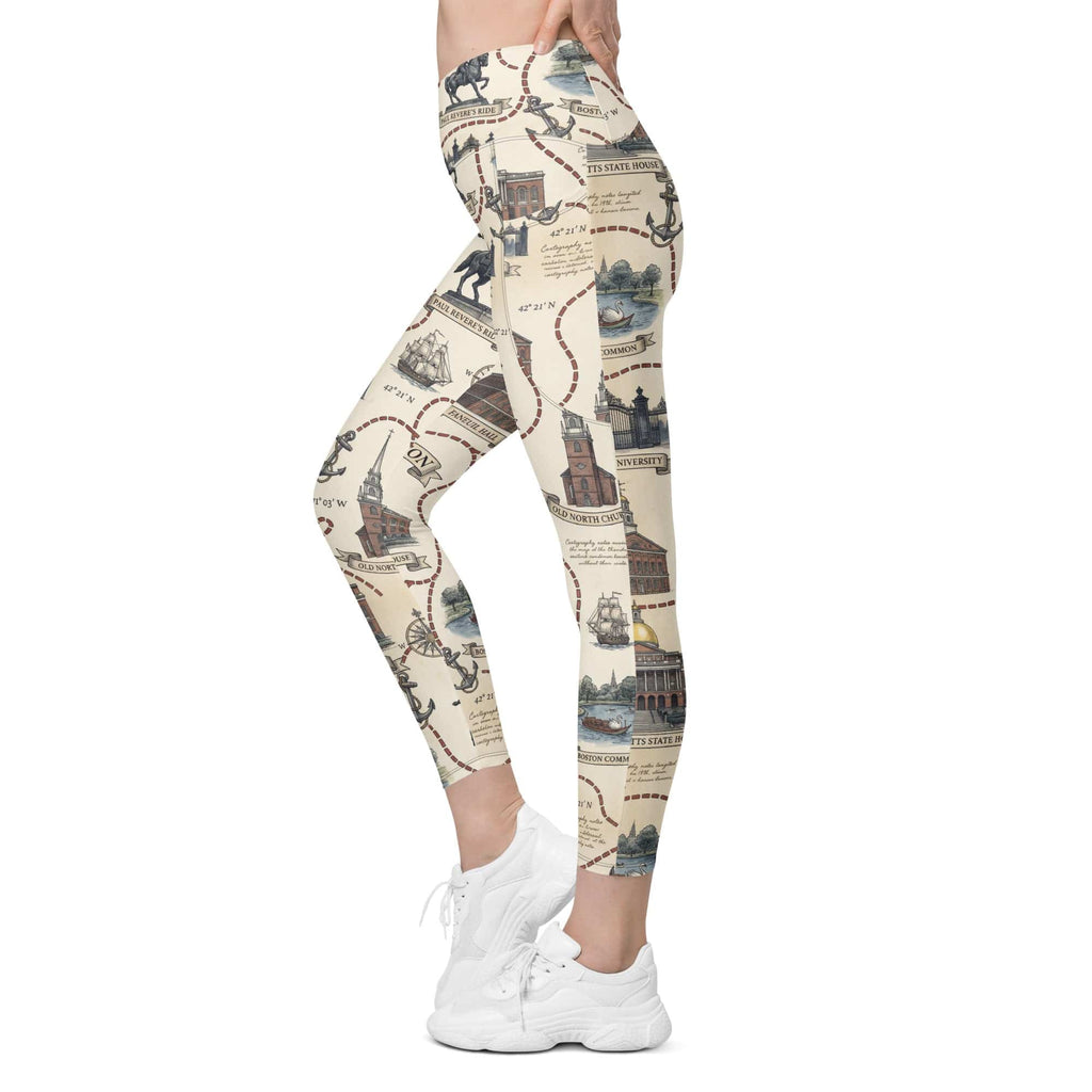 Boston Crossover Leggings With Pockets