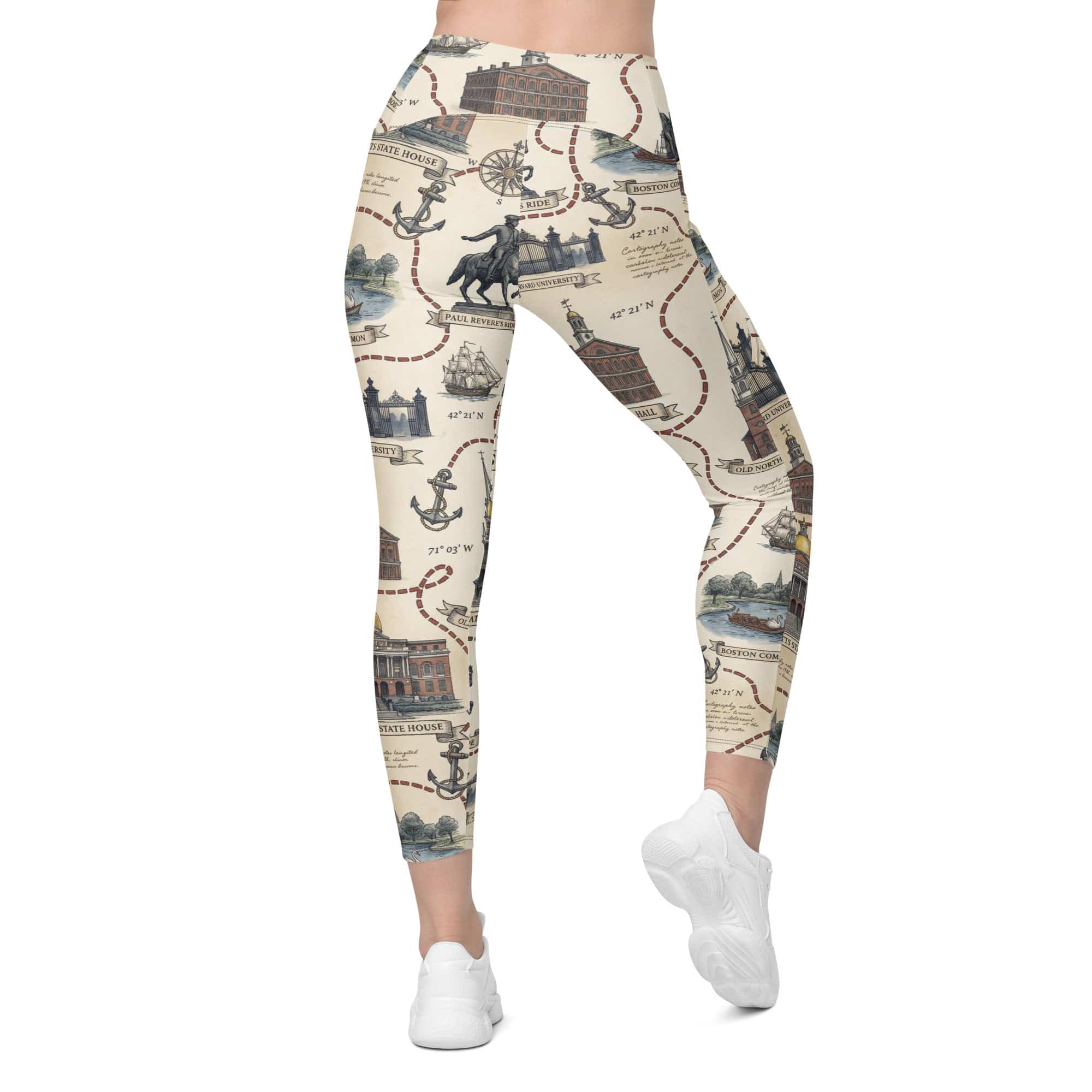 Boston Crossover Leggings With Pockets