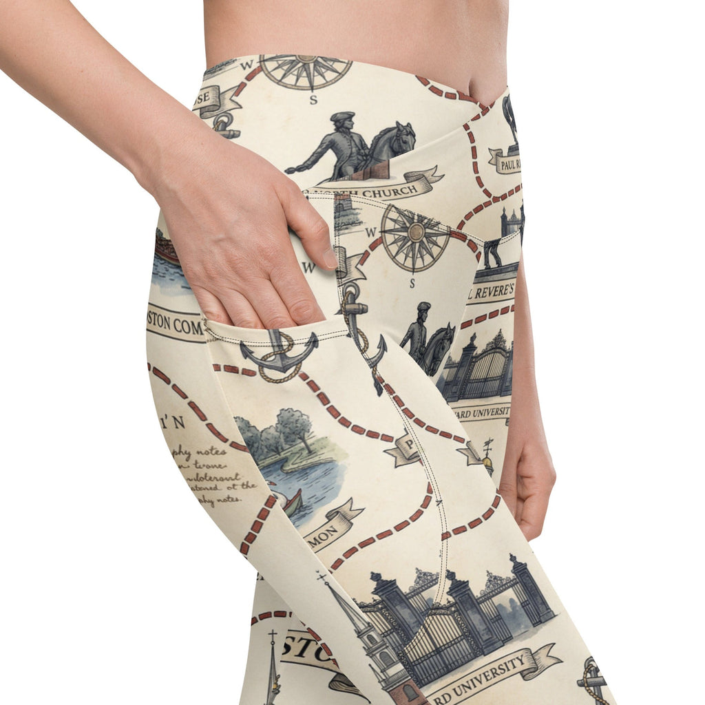Boston Crossover Leggings With Pockets
