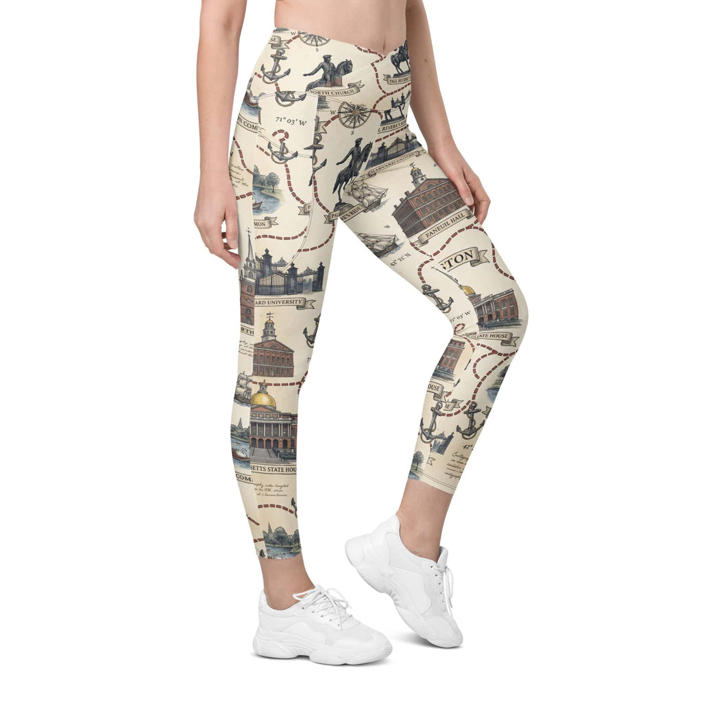 Boston Crossover Leggings With Pockets