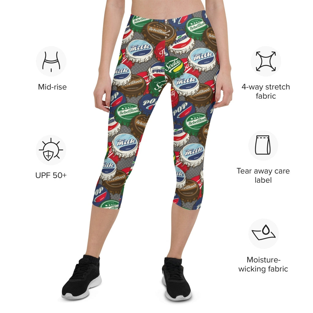 Bottle Caps Capris