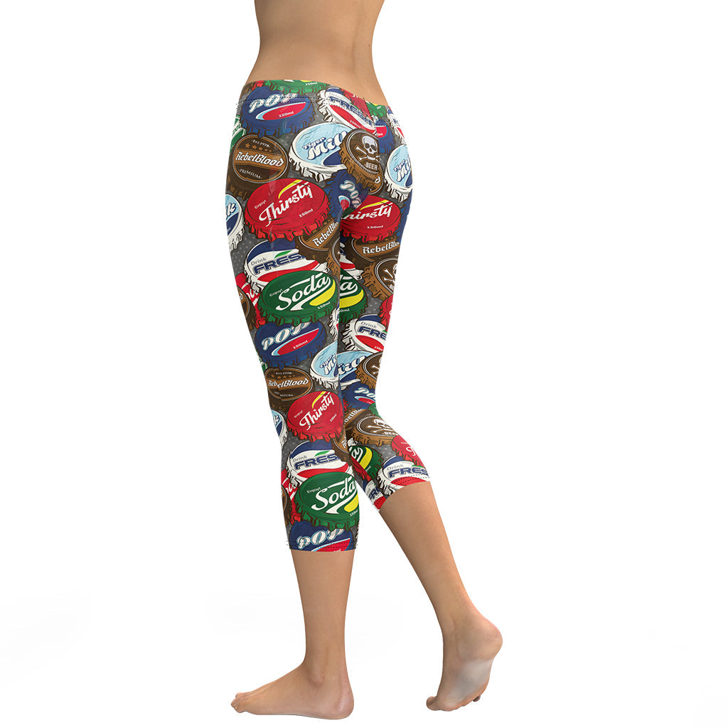 Bottle Caps Capris