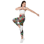Bottle Caps Leggings With Pockets