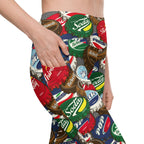 Bottle Caps Leggings With Pockets