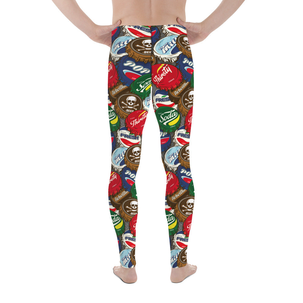 Bottle Caps Men's Leggings