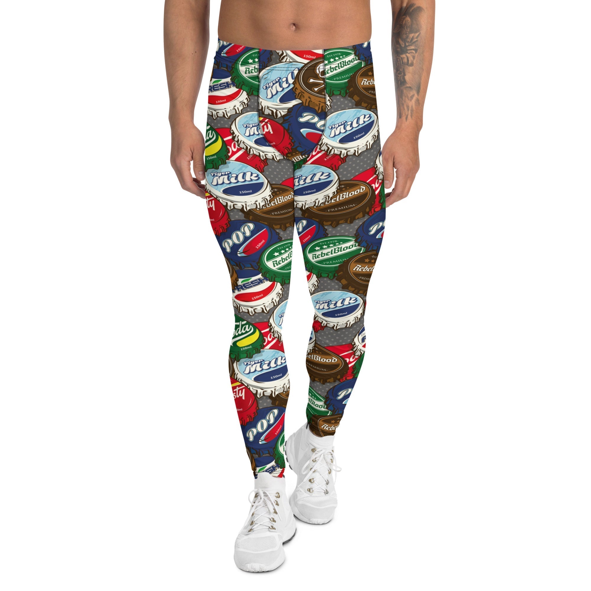 Bottle Caps Men's Leggings