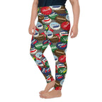 Bottle Caps Plus Size Leggings
