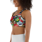 Bottle Caps Sports Bra