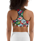 Bottle Caps Sports Bra