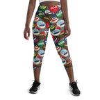 Bottle Caps Yoga Capris