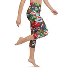 Bottle Caps Yoga Capris