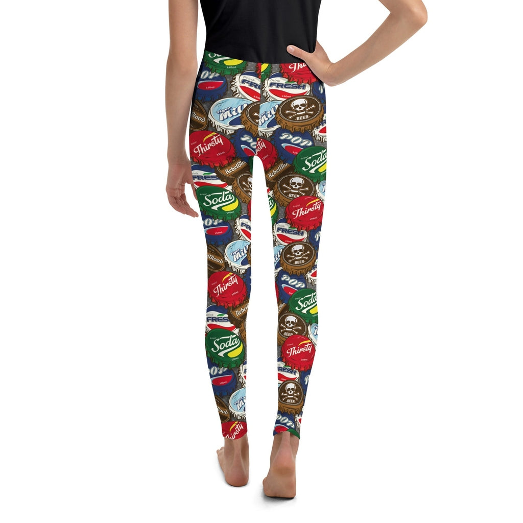 Bottle Caps Youth Leggings