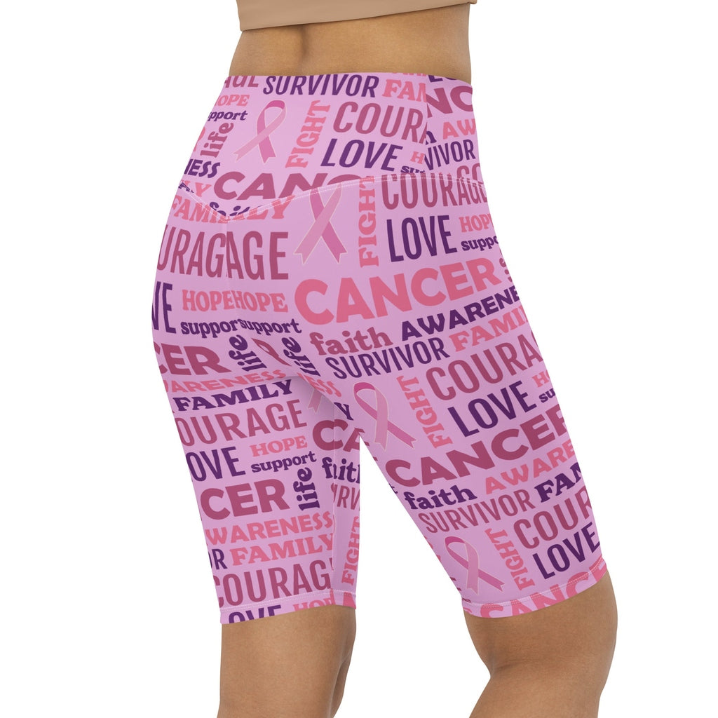 Breast Cancer Awareness Biker Shorts