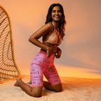 Breast Cancer Awareness Biker Shorts